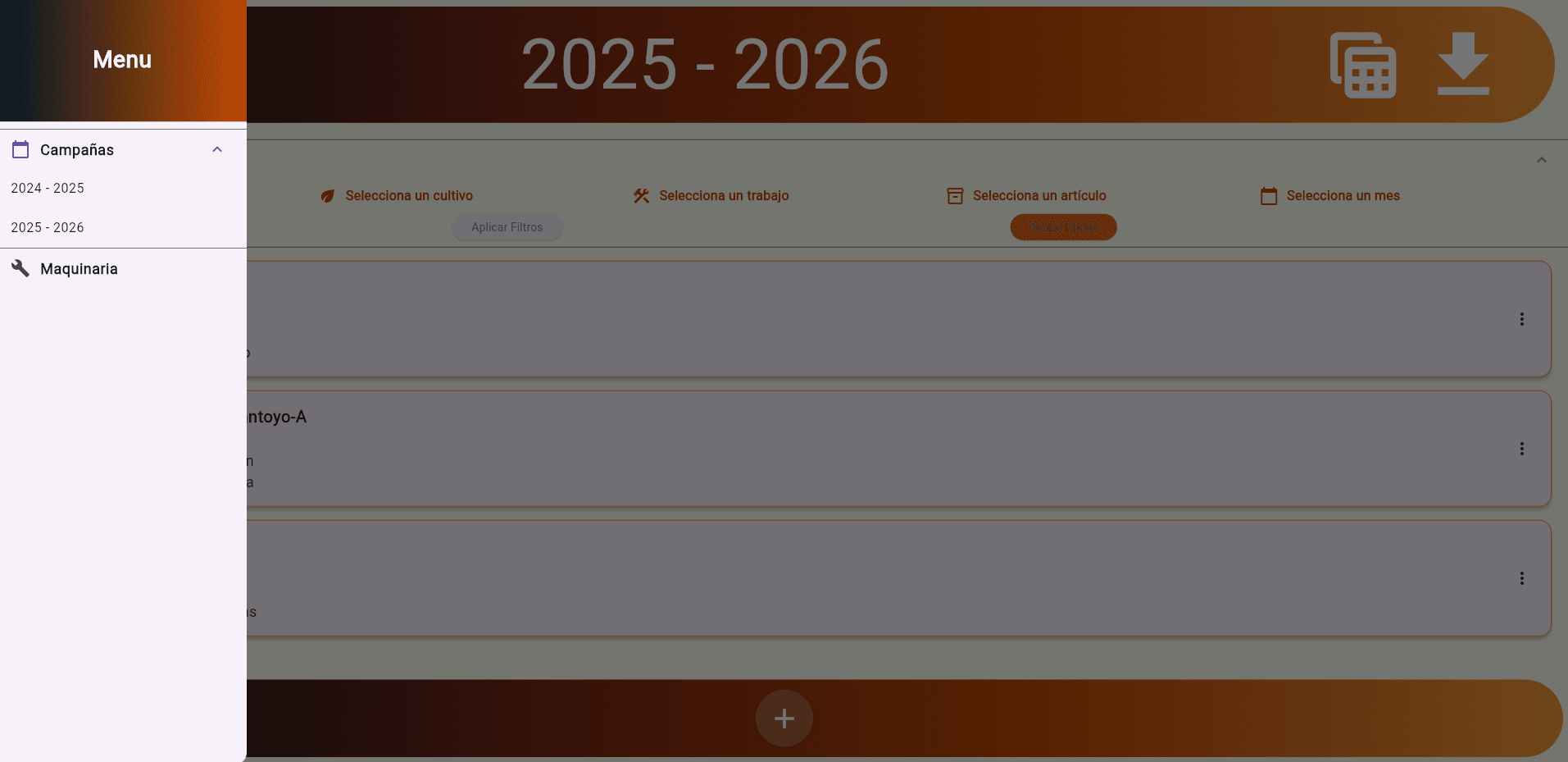 Cuaderno de campo digital – screenshot 2