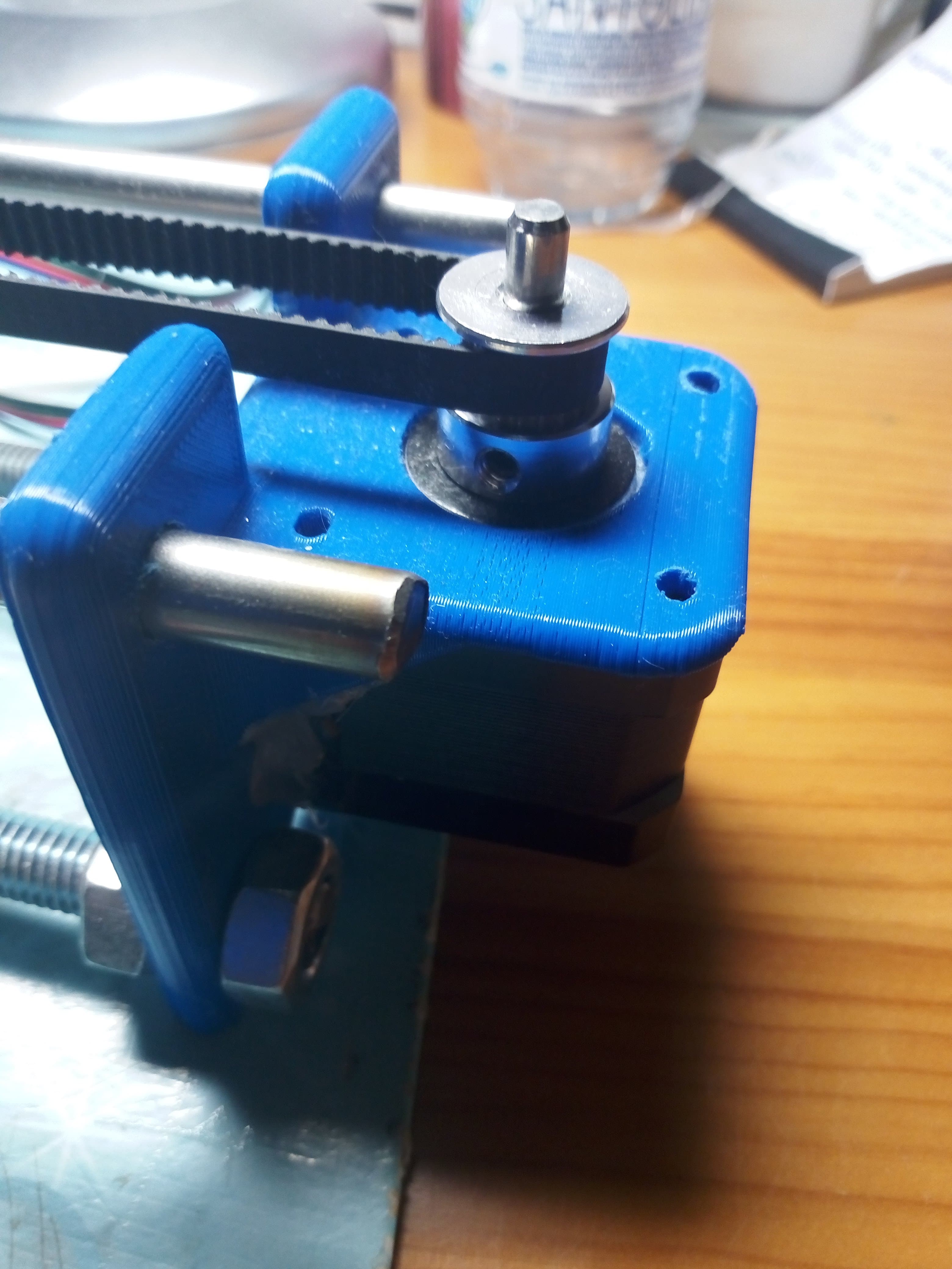 Motor esquina con polea GT2